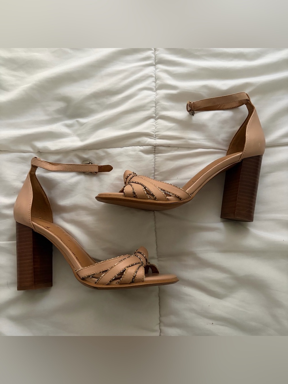 Coach knotted Kiki 1.5 inch block-heel sandals